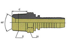 SAE MALE 90º CONE