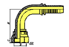 90º BSP FEMALE MULTISEAL