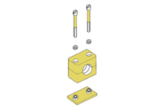 Light Tube Clamp  DIN 3015