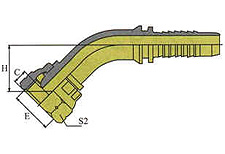 45º BSP FEMALE MULTISEAL