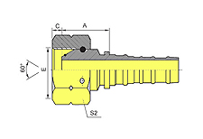 BSP FEMALE 60° CONE O-RING