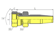 JIC FEMALE 74 CONE SEAT