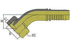 45º METRIC FEMALE MULTISEAL