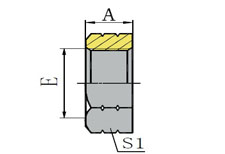 LOCKNUT FOR SAE O-RING BOSS