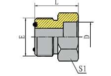 ORFS  MALE  /SOCKET-WELD  TUBE