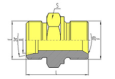 METRIC MALE 60° SEAT SEALING OR BONDED SEAL STUD ENDS