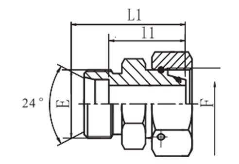 REDUCER TUBE ADAPTOR WITH SWIVEL NUT