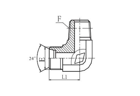 90°ELBOW NPT MALE