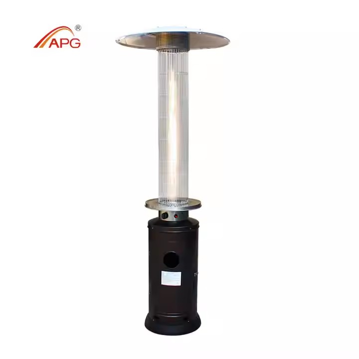 5000w-13000w Japan Natural Gas Patio Flame Heater Infrared for Home Outdoor Glass Replacement Pyramid