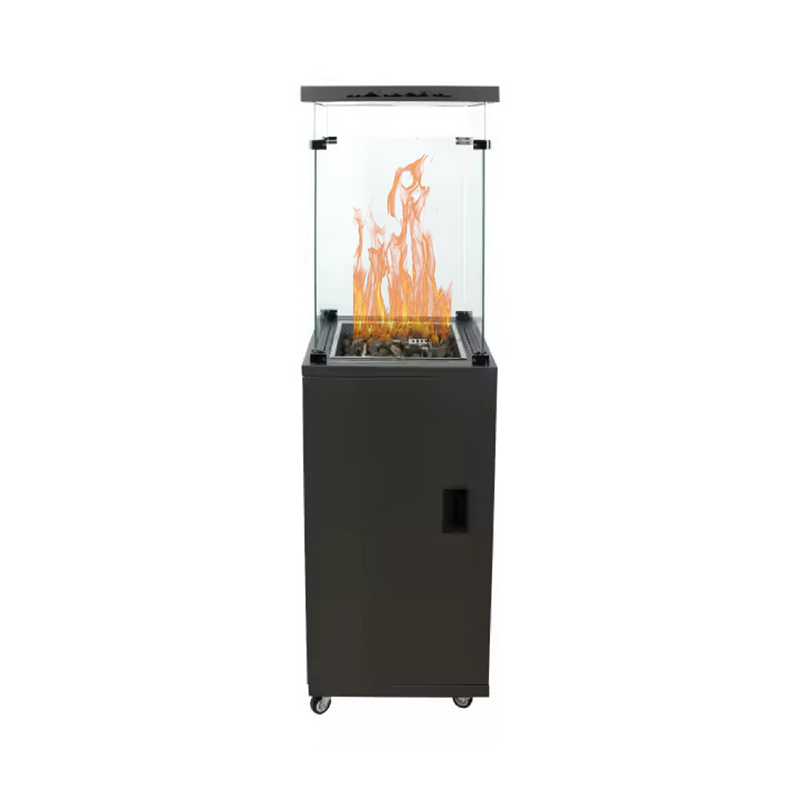 APG Factory Outlet Reliable Quality 9000W High Power Tempered Glass Cover Outdoor Gas Patio Heater